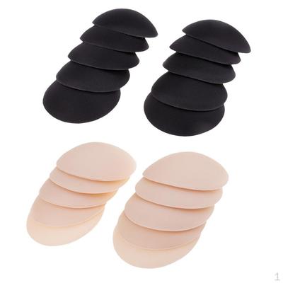 10 Pairs Round Female Bra Pad Inserts Sponge for Bikini