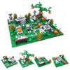 Moc Small Particle Diy Assembly Ghost Cemetery Scene Ornaments Toy Building Blocks Horror Theme Room Decorations