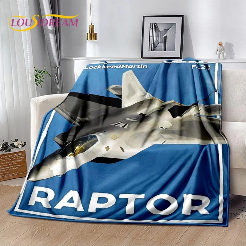 3D Air Force Jet Fighter Spitfire Aircraft Blanket,Flannel Soft Throw Blanket for Home Bedroom Bed Sofa Picnic Office Kids Cover