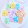 10Pcs New Mini Cute Cartoon Animal Rabbit Series Flat back Resin Cabochons Scrapbooking DIY Jewelry Craft Decoration Accessorie