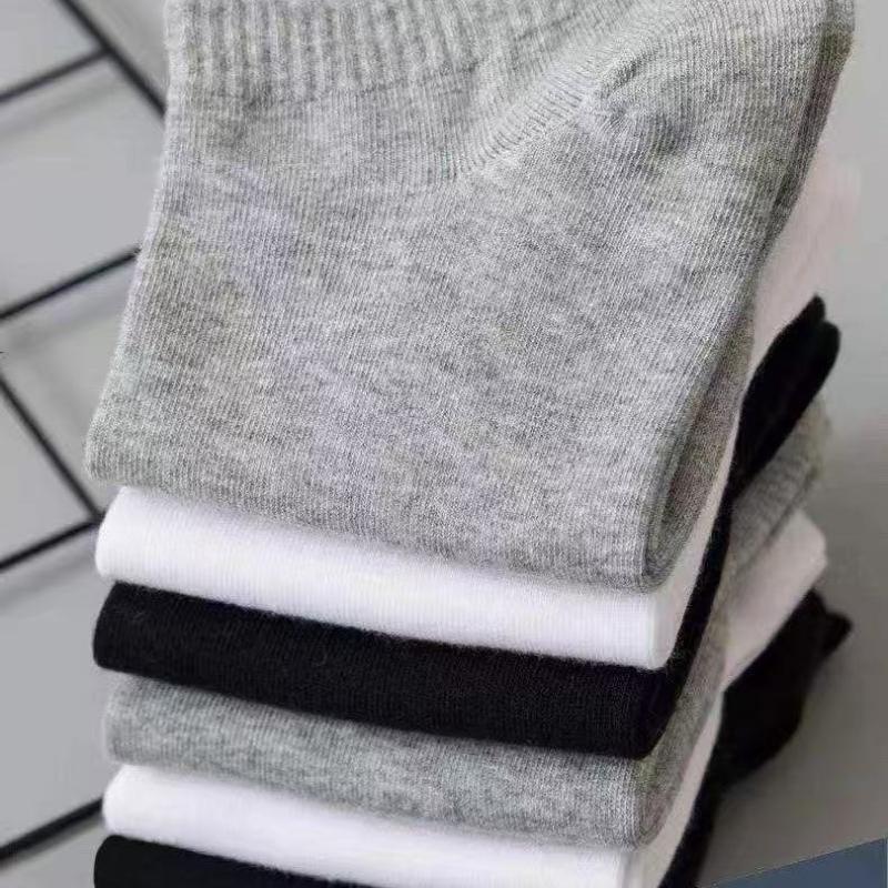 3/5/10 Unisex Boat Socks – Invisible, Moisture-Wicking, Odour-Resistant, Lightweight, Solid Colour, Breathable Summer Sports Socks
