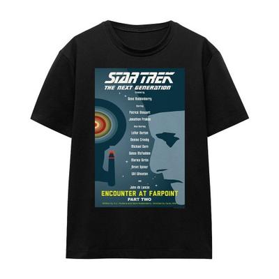 STAR TREK Unisex Adult The Next Generation Season 1 Episode 2 T-Shirt