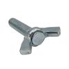 Galvanized Carbon Steel Wing Nut Bolt M4-M12