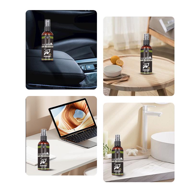 Dual-Use Car Air Freshener Spray: Eliminates Smoke and Air Conditioning Odors with Long-Lasting Scent