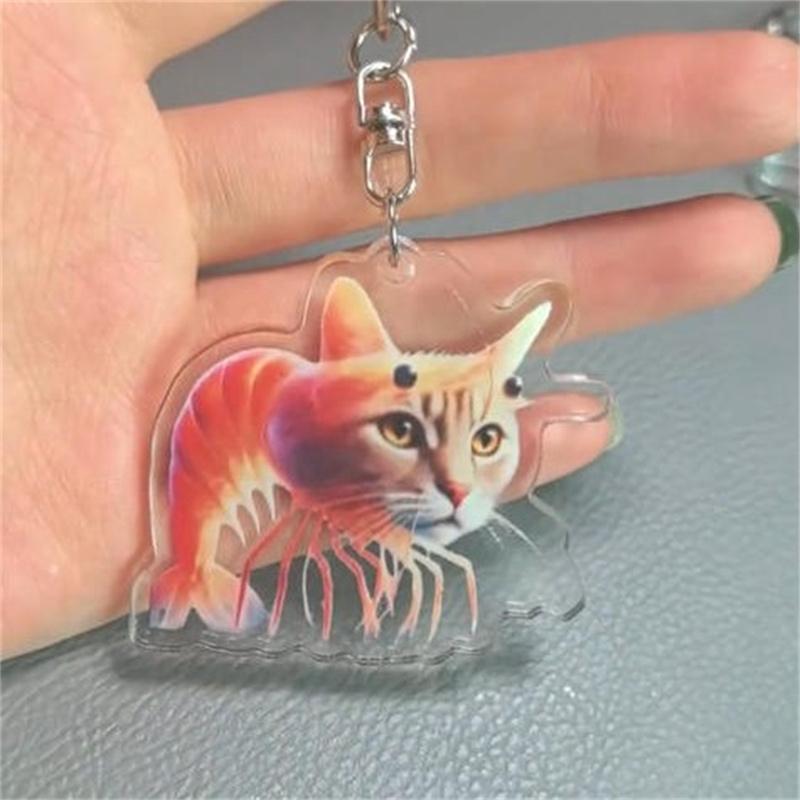Tung Tung Tung Sahur 5Cm Acrylic Keychain Accessories – Whimsical Abstract Mirage Creature Designs Bag Charm