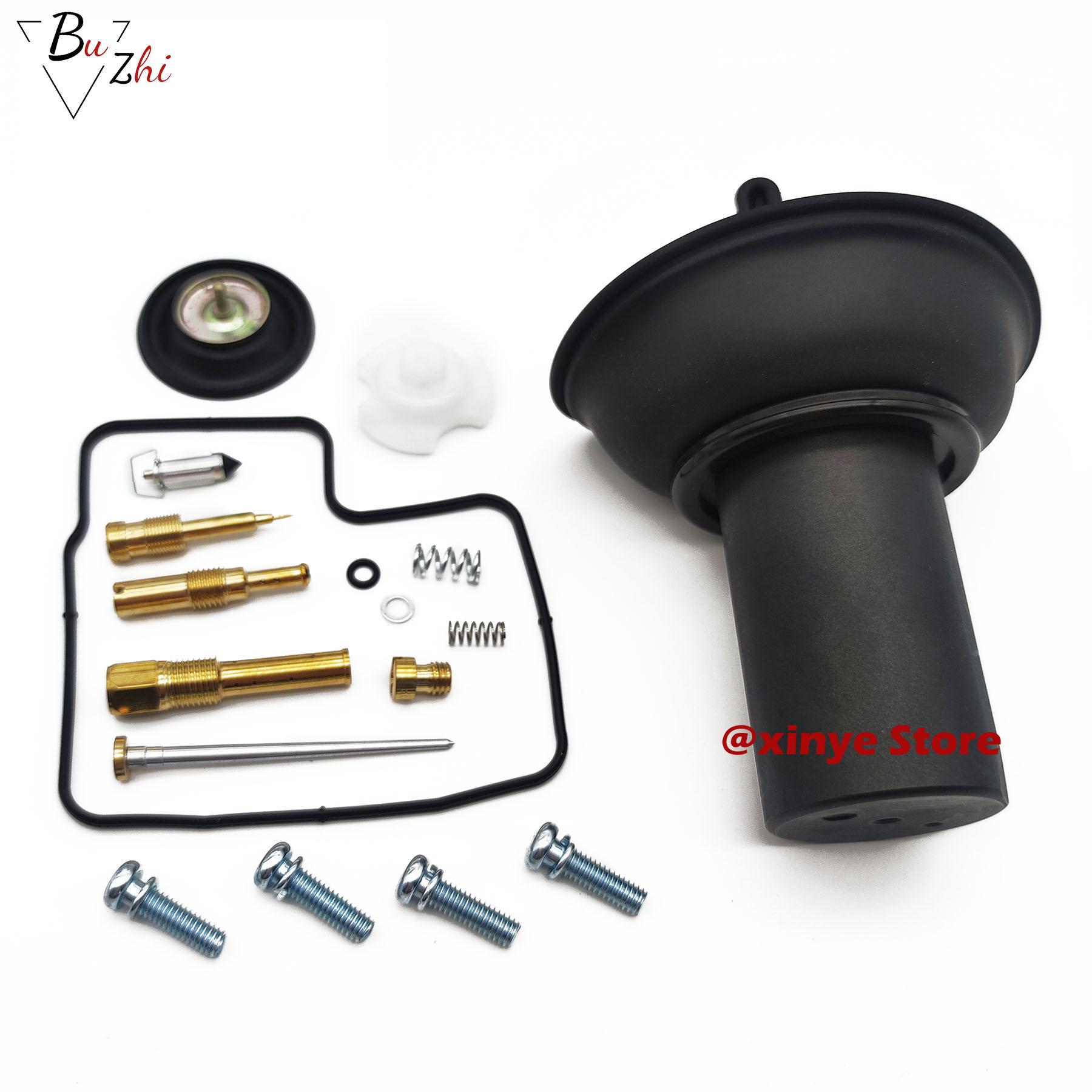 Motorcycle Carburetor Repair Kit Plunger Vacuum Membrane floating needle gasket parts for Honda Steed Shadow VLX400 VLX 400 1set