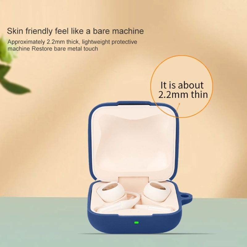 Earphone Case for GoFree 2+ Soft Silicone Cover Headphone Earbud Protective Housing Case Bag