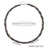 Summer Beach Bohemian Wood Chip Coconut Shell Necklace Men's Surf Necklace Simple Tribal Stainless Steel Necklace