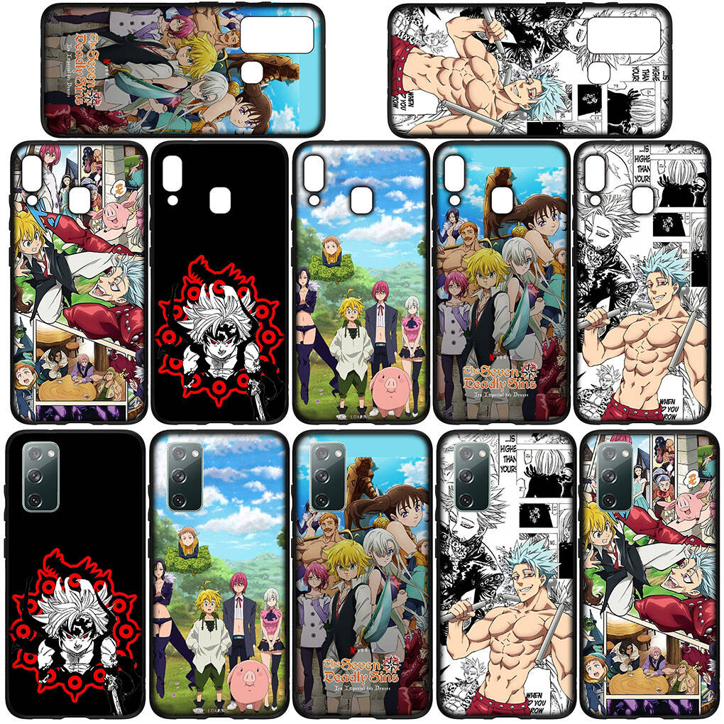 Hülle für iPhone 17 16 15 Xiaomi Poco Redmi Note 14 13 12 11 Pro Max Samsung Galaxy S25 S24 OPPO Huawei Die sieben Todsünden Meliodas Ban Handyhülle