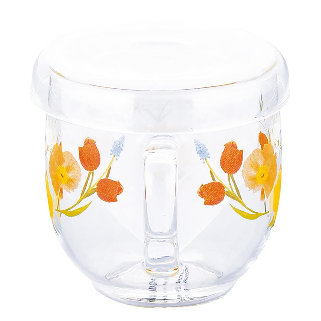 Yamaka Shoten X Language of Chamiel Tea Set Mug with Lid and Tea 270ml Diameter 8 X 8cm Hibiya Kadan FLORIOGRAPHY Day Gift Birthday Gift Goods