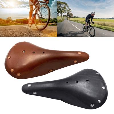 Bequeme Fahrradsitzkissen Fahrradsitz PU-Leder Handgefertigt Wasserdicht Fahrradsattel für Rennräder