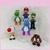 Mario Super Pvc Collectible Figurines Set With Anime Style For Gift And Display