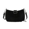 Fashion Suede Tote Bag With Fringes For Travel And Casual Use