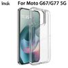 Für Moto G67 G77 5G Handyhülle IMAK Soft Slim Case UX-10 Serie