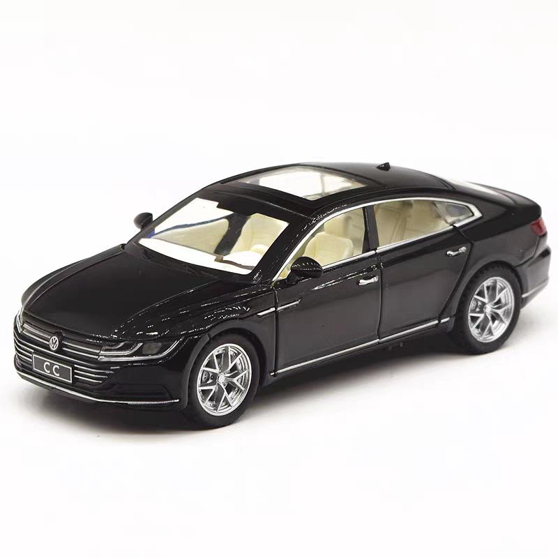 Volkswagen Arteon CC Sport Coupe Simulation Diecast & Toy Vehicles Sounds & Light Pull Back Car 1:32 Alloy Model Gifts For Children