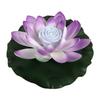 Beautiful Led Lotus Flower Lamp Water Floating Decorative Light With Battery Included For Outdoor And Indoor Use 18cm Red