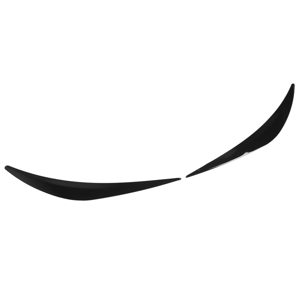 2Pcs Headlight Eyebrow Left Right Fade Proof Front Headlight Eyelid Trim Replacement for 0 2014 to 2023