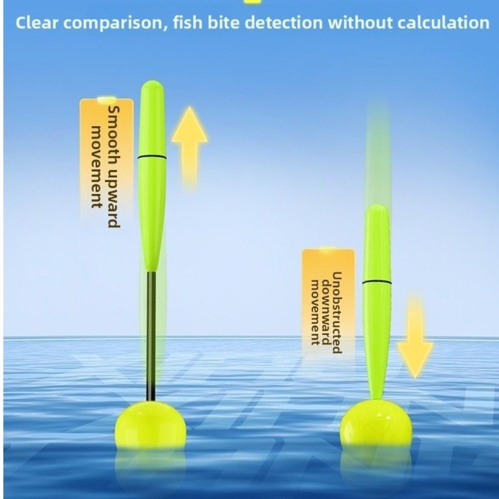 3pcs Pack Eye-catching Design Carp Fishing Floats 3pcs Pack Hook Reminder Floats  Outdoor Fishing