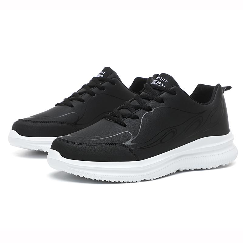 Jaro/podzim Vodotěsné Protiskluzové tenisky Kožený povrch Prodyšné Ležérní Extra velké pánské boty