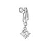 Non-Piercing Butterfly Fake Belly Piercing Butterfly Clip On Umbilical Navel Crystal Fake Piercing Fake Clip Belly Button Rings