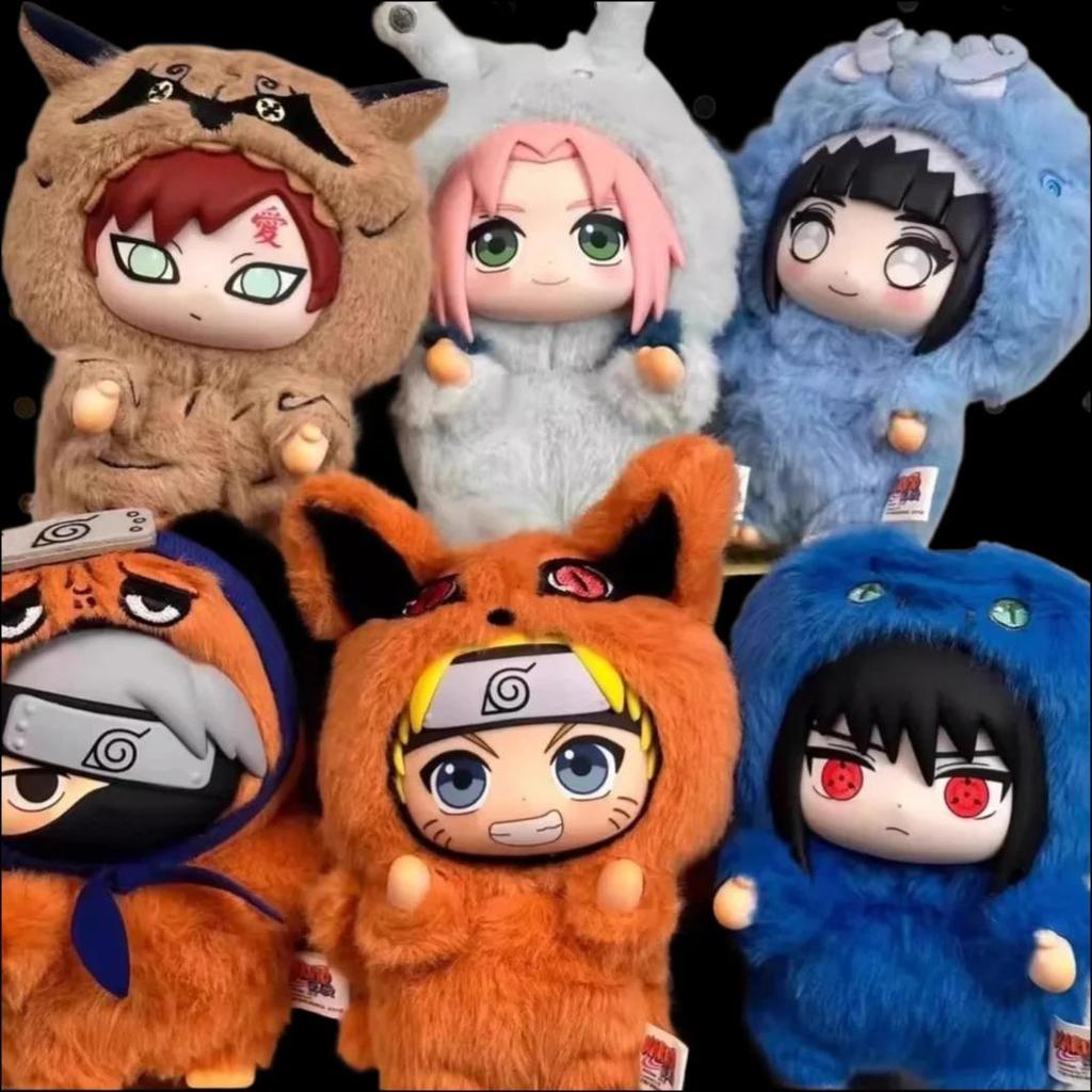 New TOPTOY Eaki Naruto Cute Beast Party-Naruto Sasuke Blind Box& Figure Keychain Charm Ornament Toy Christmas Gift