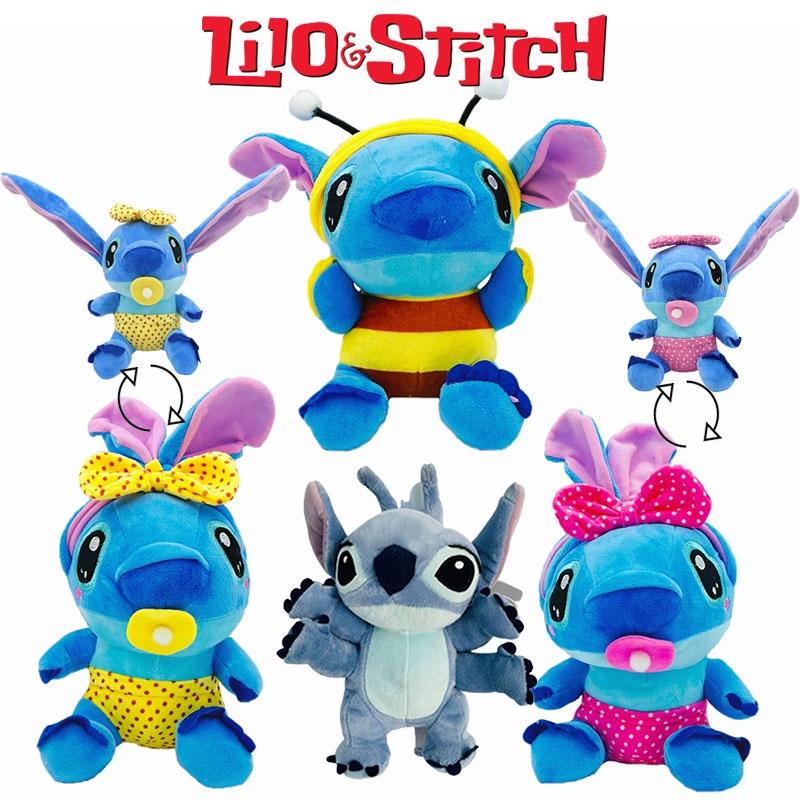 Morbido Peluche Giocattolo Bambola Lilo Stitch Regalo di Natale Compleanno per Bambini 25cm