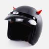 Motorcycle Helmet Horns with Suction Cups 1.57 Inch Reusable Decorative Horn Accessories for Bike Ski and Motorcycle Helmets