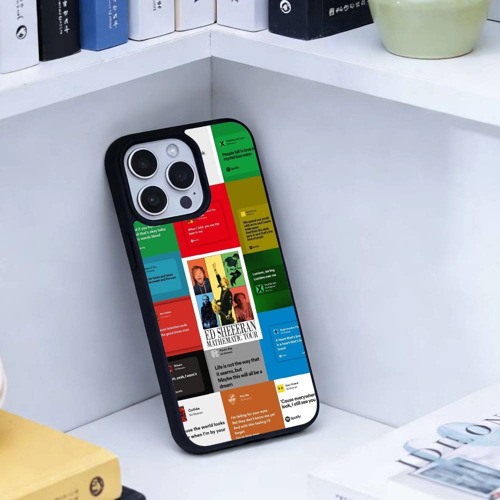 Singer E-Ed Sheeran Phone Case For iPhone17,16,15,14,13 Plus,Pro Max Magnetic For Magsafe Wireless Charging