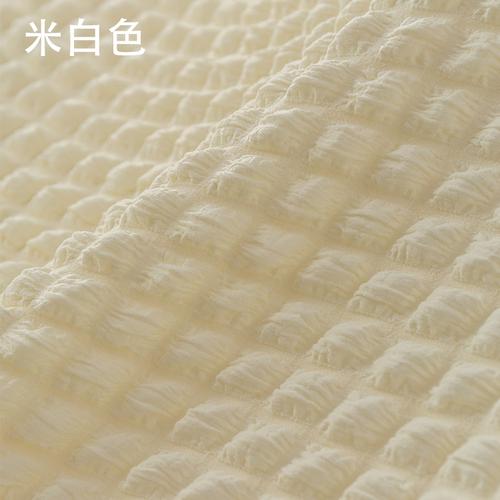 0.5m/1m/2m Soft Elastic Bubble Plaid Fabric Waffle Cloth for Sewing Sofa Cushion Cover Bag Dress Bedding DIY Clothing Fabric