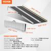 SucceBuy Portable Wheelchair Ramp Non-Slip Aluminum Folding Threshold Ramp Foldable Mobility Scooter Ramp Wheel Chair Ramp