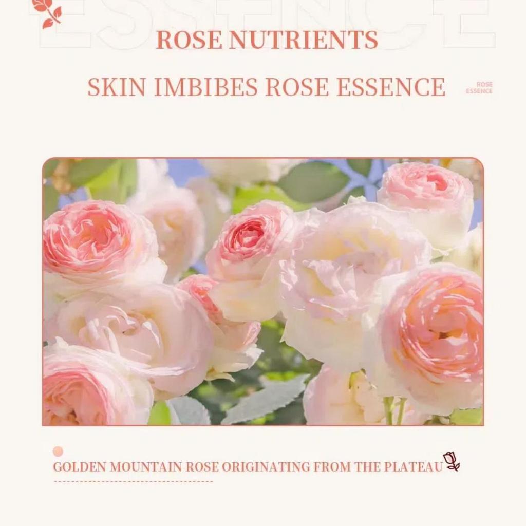 10KS Damask Rose Pleťová maska Změkčující Rozjasňující Hydratační Přírodní rostlinný Extrakt Balené 10 balení Pleťové masky s vůní růže