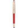 MoonMan P135 Fountain Pen, Fine Nib, Fu Character, Limited Edition Gift Box, Red Rose Gold Unisex