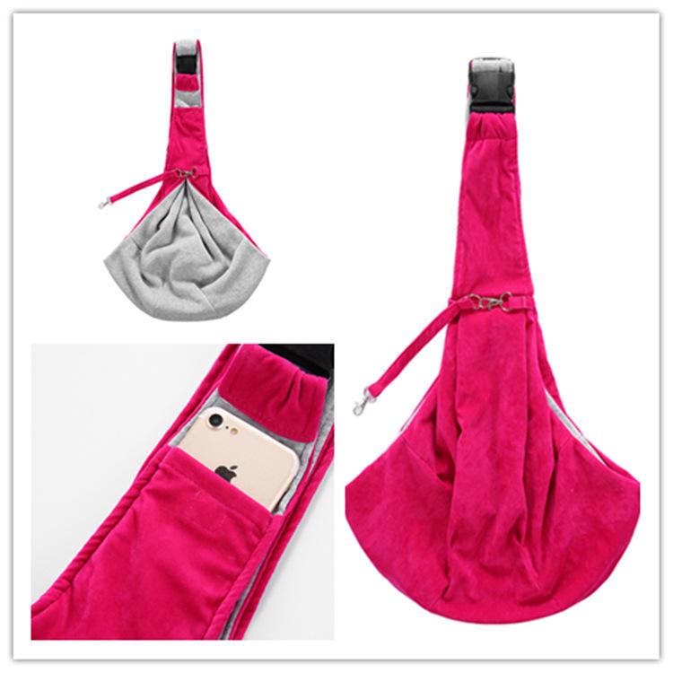 

Foldable Crossbody Pet Bag for Small to Medium Dogs - New Style Single-Shoulder Bag for Outings