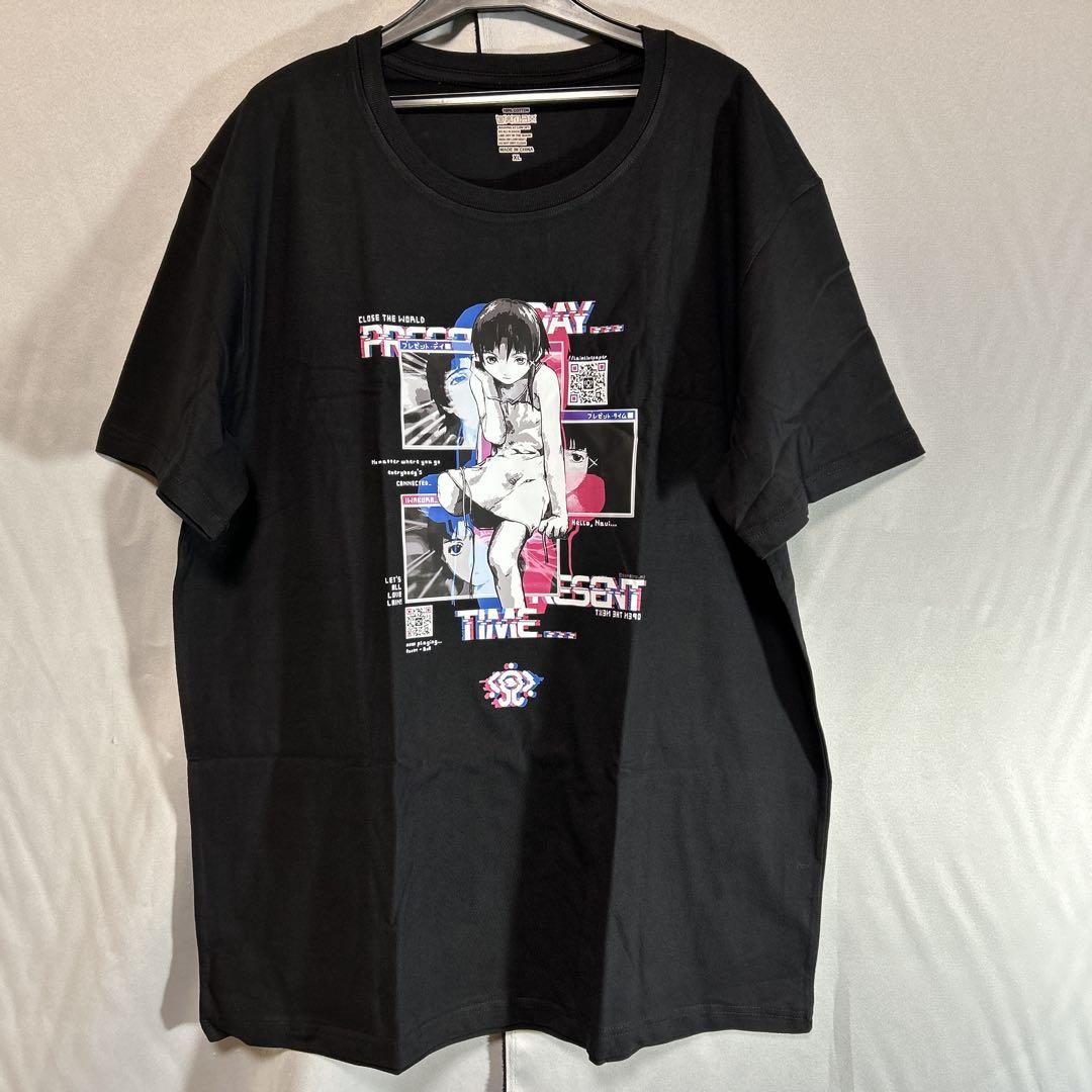 

[USED] Serial Experiments Rain Iwakura Reon T-shirt CLOSE THE WORLD