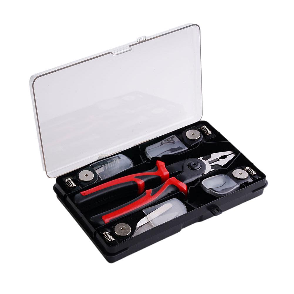 

5-in-1 multi-functional head changing pliers special suit for cutting, stripping and crimping electricians