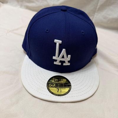 Used Unused New Era 59FIFTY LA Dodgers Cap 7 1/2