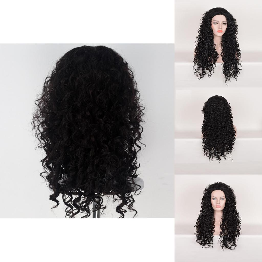 Stunning Moana Maui Cosplay Wig Featuring Luxurious Black Afro Kinky Curly Hair