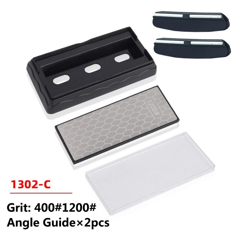 Double-Side Base Diamond Sharpening Stone Whetstone Knife Kitchen Grit Chef Knife Grinding 400/600/1000/1200 Grit Sharpener
