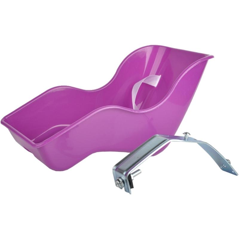 

Doll Bike Seat Doll Carrying Chair Decoration Attachment Portable Decorative Bike Accessories for Kids Girls Bicycles фіолетовий