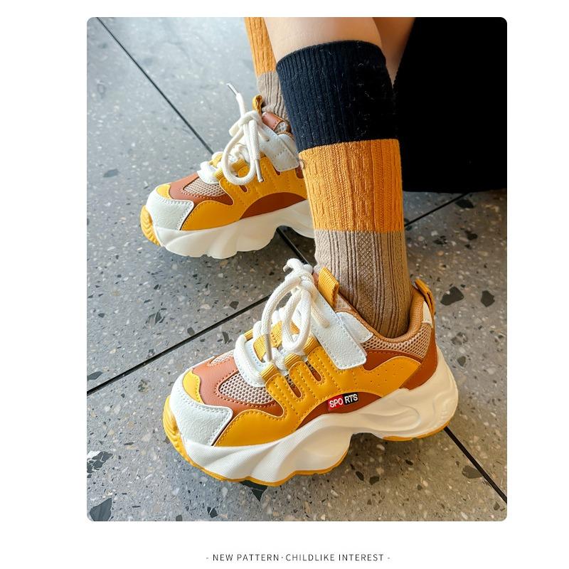 Jentesko Vår og Høst Nye CuHK Barnesko Sklisikre Brødsko Barnas Fritidssko Lette Sportssko for Gutter