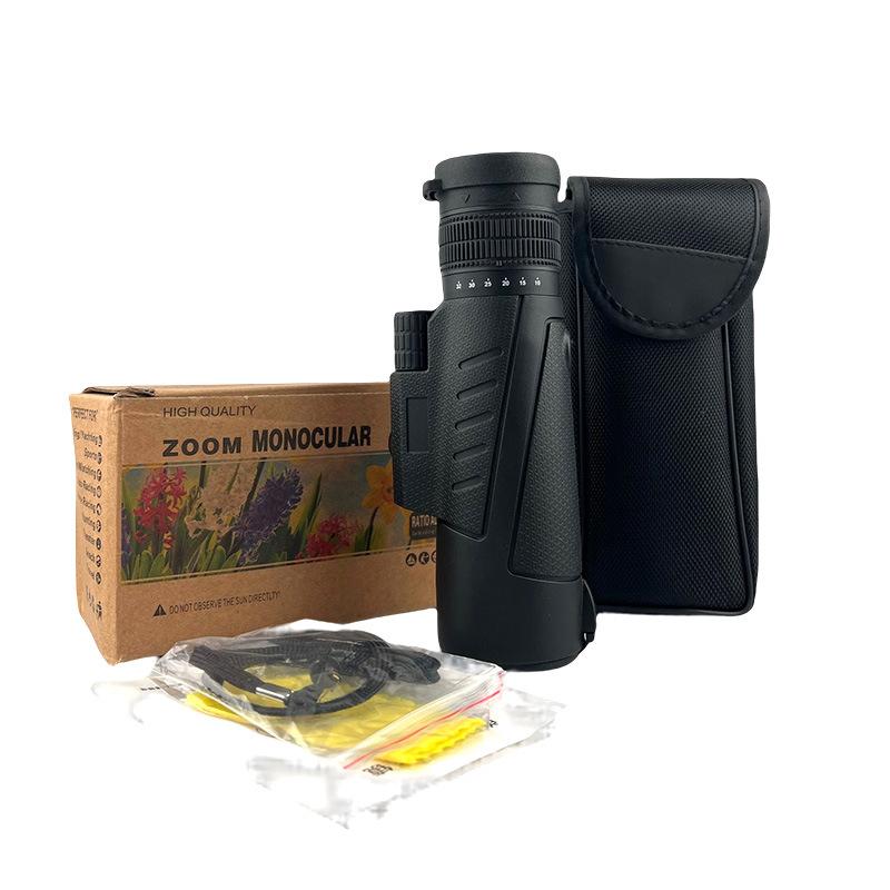 New Product Zoom Telescope 10-30x42 Monocular BK4 Prism Hd High Magnification Outdoor Travel Wholesale