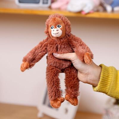 Gorilla dei Cartoni Animati Bambola Morbida Imbottita Scimpanzé Scimmia Peluche Giocattolo Ciondolo Portachiavi Zaino Borsa Auto Portachiavi Decorazione Regalo per Bambini