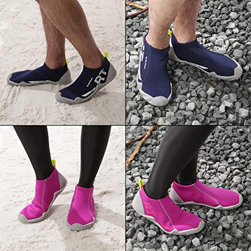 REEF TOURER Marine Shoes, Aqua Shoes, Water Shoes, Boots, Unisex, Black, Size 27cm, with Storage Bag, RA0107