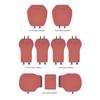 Car Rear Front Seat Cover Anti-slip Pad Protect Mat Ice Silk Cushion For Jeep Wrangler Rubicon Renegade Compass Grand Cherokee