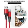 Lot de 3 Câble USB-C Rapide pour Xiaomi Redmi 13C 14C, Redmi Note 13 14, Note 13 Pro Plus 5G - 1M Rouge Nylon Tressé