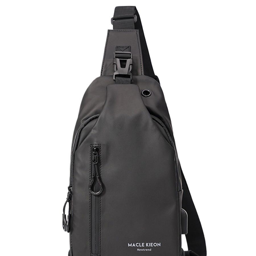 2025 Korean Style Men's Waterproof Chest Bag: Wear-Resistant, Trendy Casual Fashion, Crossbody Small Business Backpack