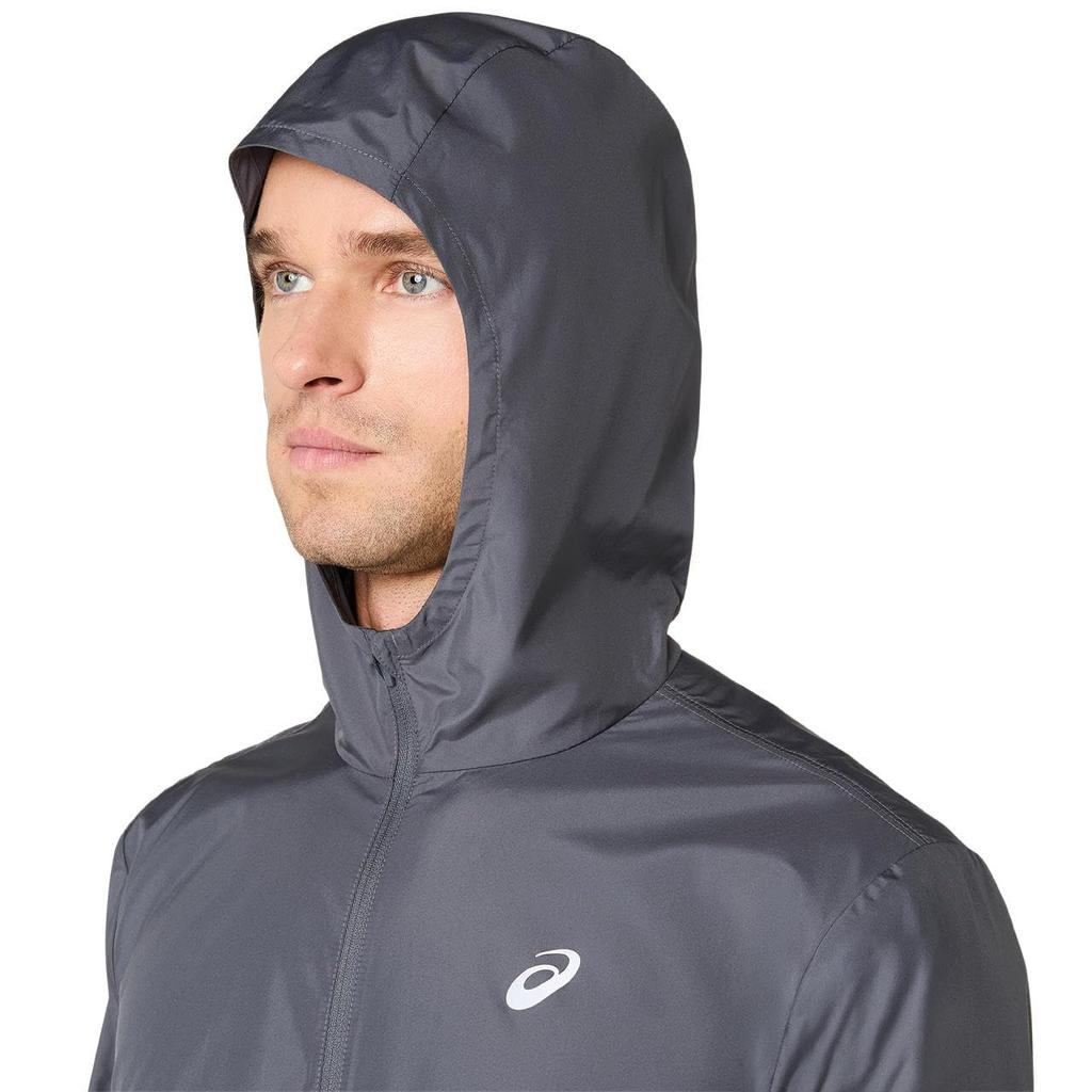 Running Wear SILVER JACKET 2011D235 020 S [ASICS] Men's (CARRIER GREY)