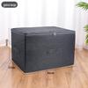 Large Capacity Foldable Storage Box with Soft Lid: Portable Organizer for Household and Document Storage
