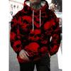 Autumn and Winter Men's Skull 3D Printed Hooded Hoodies & Sweatshirts (men’s)