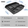 Sixthsmoy Compatible with 2026 Hyundai Palisade Center Console Lower Tray Organizer Floor Center Console Storage Box Accessories